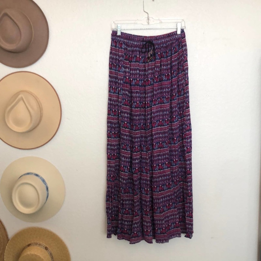Band of Gypsies Boho Pattern Maxi Skirt
